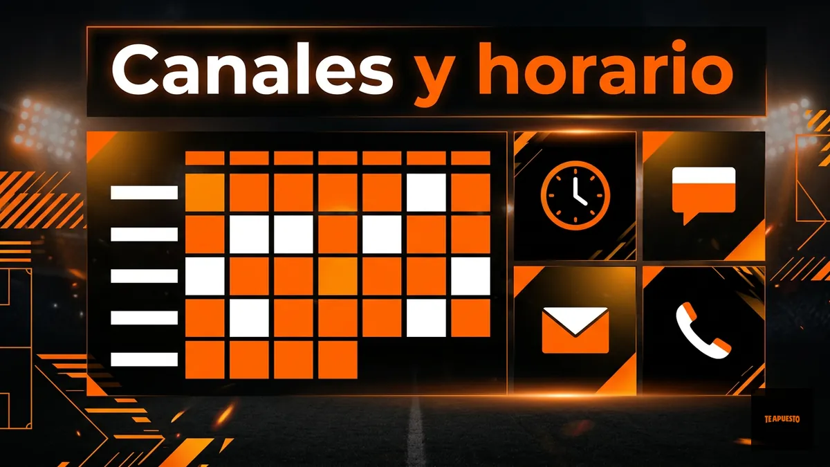 Canales y horario del Centro de Ayuda de Te Apuesto en Chile