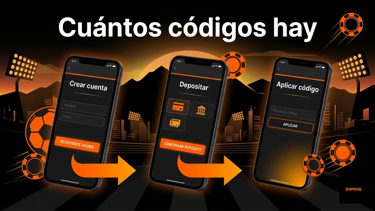Resumen de los códigos promocionales de Te Apuesto