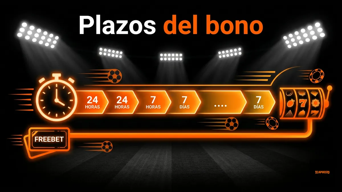 Plazos para usar la Freebet y los Giros Gratis en Te Apuesto