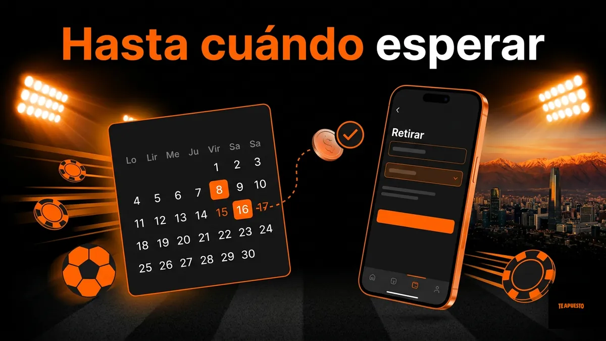 Calendario para esperar un retiro pendiente en Te Apuesto